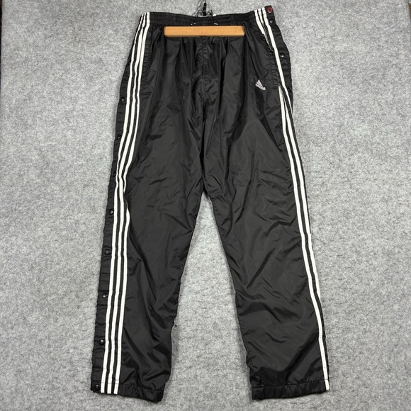 Vintage‎ 90s Adidas 3 Stripes Athletic Windbreaker Track Pants Lined Men's XL - Picture 1 of 12